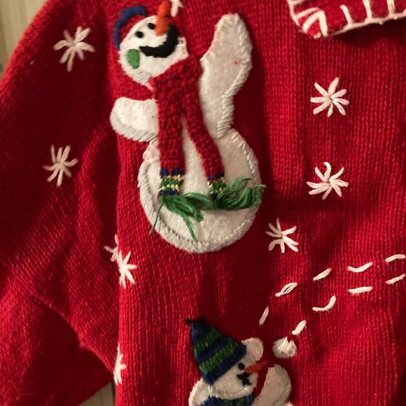Christmas snowman sweater - Picture 3 of 8